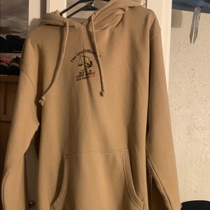 Tan Hoodie Sweater